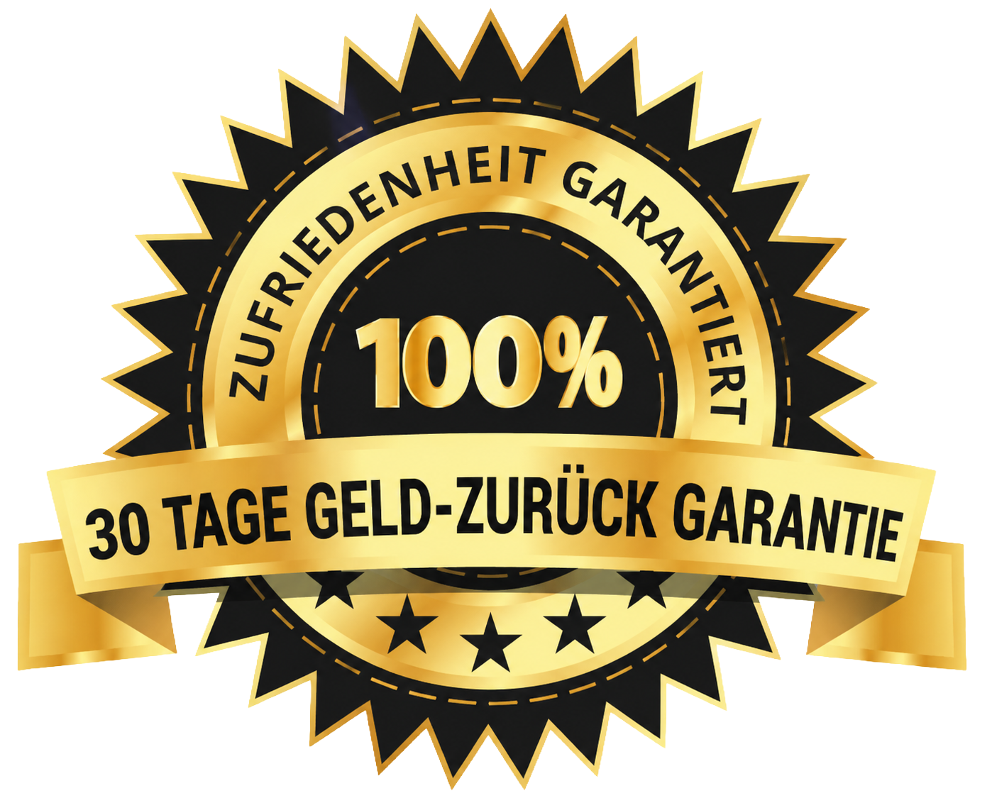 100 % Zufriedenheit garantiert – 30 Tage Geld-zurück-Garantie